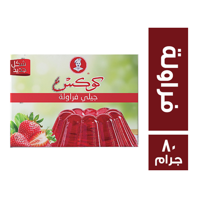 كوكس جيلى فراولة 80جم