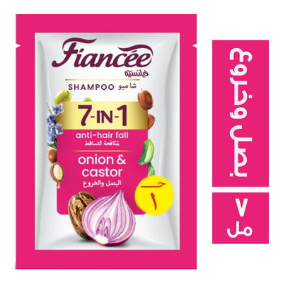 فيانسية شامبو اكياس بالبصل والخروع 1ج